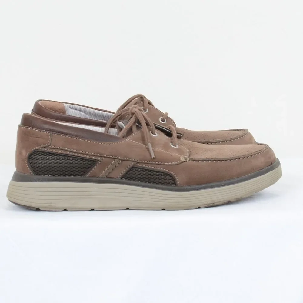 Clarks UnAbode Step Leather Boat Shoe Men's 11M